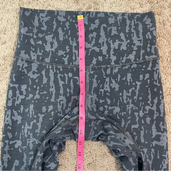 Lululemon Wunder Train High-Rise Crop 21" Print Gray Legging Size 6, W6BF5S - Picture 12 of 14
